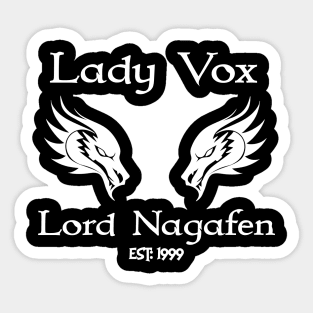 Lady Vox Lord Nagafen Sticker